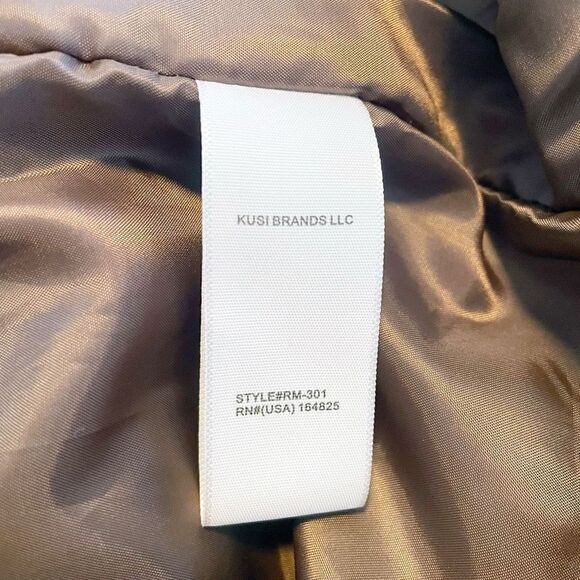 Rebecca Minkoff Faux Shearling Double Breasted Brown Coat XL - Picture 6 of 7